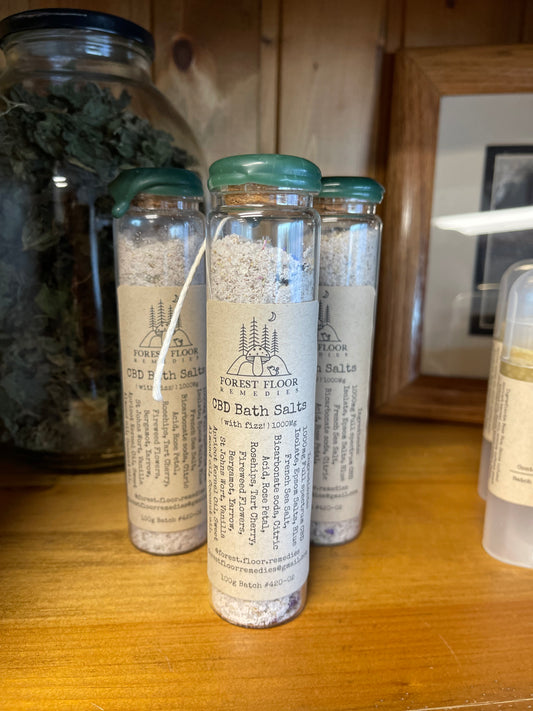 CBD Bath salts (with fizz)