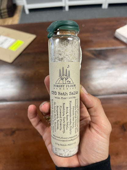 CBD Bath salts (with fizz)